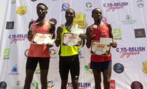 The winning athletes