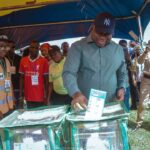 Governor Diri voting
