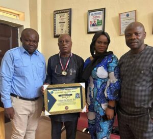 Prof. Aka, and others during the occasion