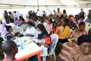 During the medical outreach