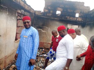 Prof Nnamchi, Umeha, others at fire scene