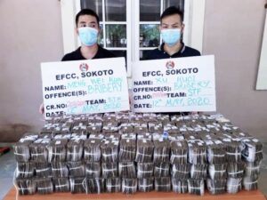 Chinese arrested for trying to bribe govt officials.
