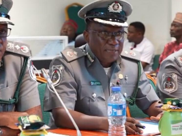 Customs officer collapses