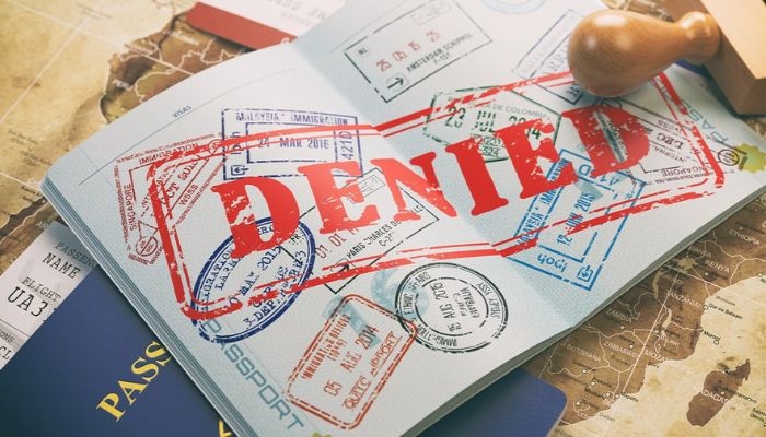 Denied visa