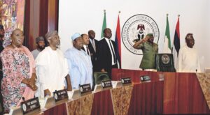 Federal Executive Council at the Presidential Villa