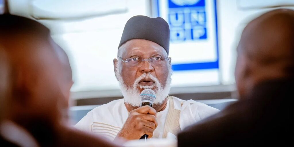 Former head of state, General Abdulsalami Abubakar