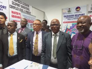MMCC Chairman Retd Rear Admiral Andrew Okoja (2nd from right)