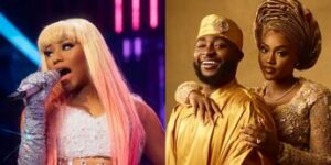 Nicki Minaj congratulates Davido on his marriage to Chioma
