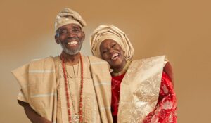 Olu Jacobs and Joke Silva