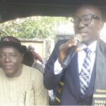 •Okoro (right) with Ikwuagwu