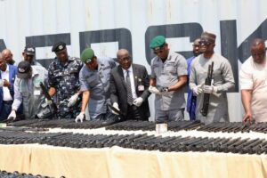 Customs intercepts 844 riffles, 112,500 rounds of ammunition in Onne