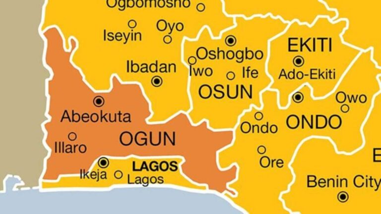 Ogun State map