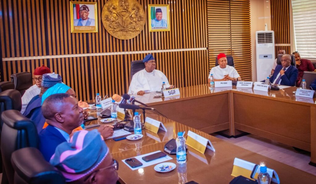 Akume in a meeting