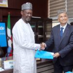 CFO Dr Rane and Commissioner for Budget and Planning Engineer Babagana Malambe (1)