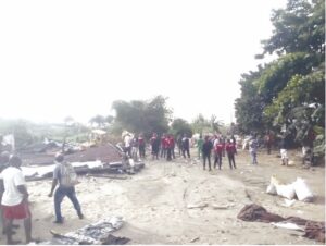 Demolition of Aba River Bank shanties