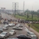 University of Benin students protest power outage, cause traffic jam