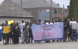 ASUU-IMSU embarks on protest, demands payment of salary arrears, allowances