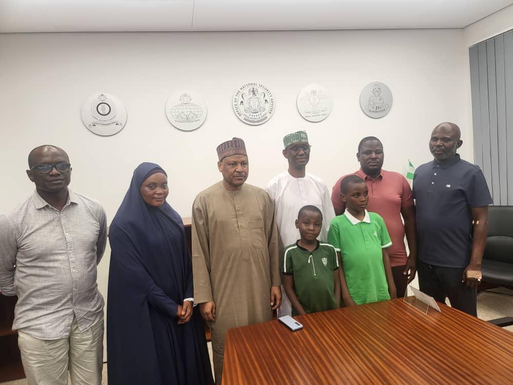 Information minister receives freed Kaduna journalists, lauds NSA, others