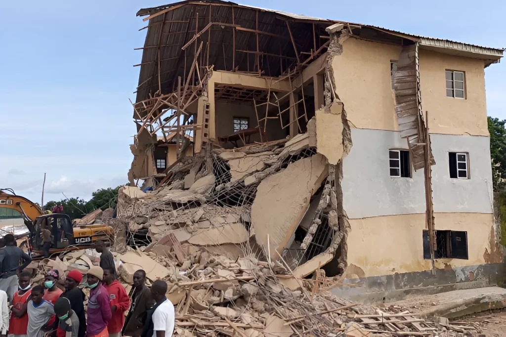 Jos school building collapse