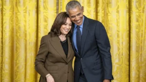 Kamala Harris and Barack Obama