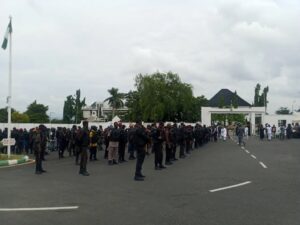Kogi State Governor, Ahmed Ododo, yesterday, distributed security gadgets