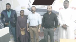 L-R- Uje, Kekere-Ekun, Suvarna, Sharma and Rev. Edide, during the launch.