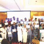 Members of the new exco