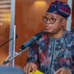 Minister of Marine and Blue Economy Adegboyega Oyetola