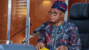Minister of Marine and Blue Economy Adegboyega Oyetola