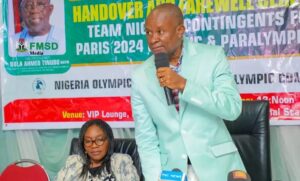 Minister of Sports Development, Senator John Owan Enoh