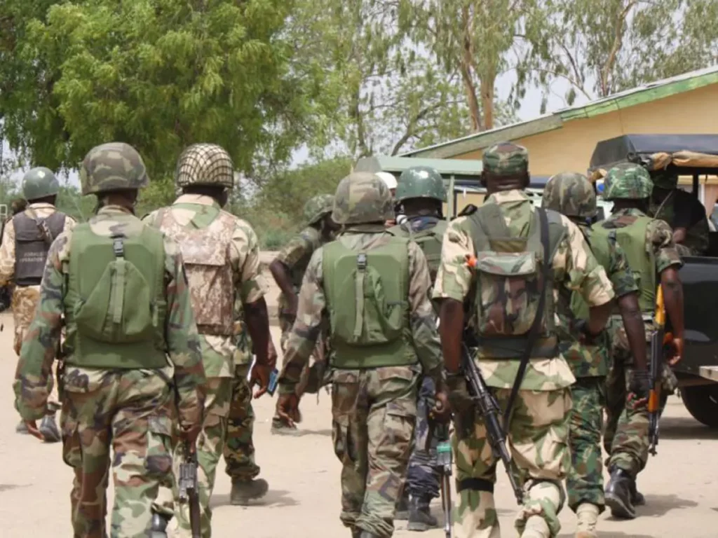 Nigerian army troops