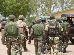 Nigerian army troops