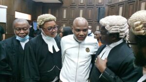 Nnamdi Kanu and his lawyers