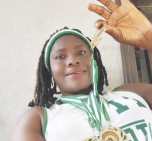 Nwozuzu showcases medal