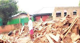 Osun collapsed building