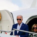 President Biden and the First Lady arriving in New Jersey for a fundraiser