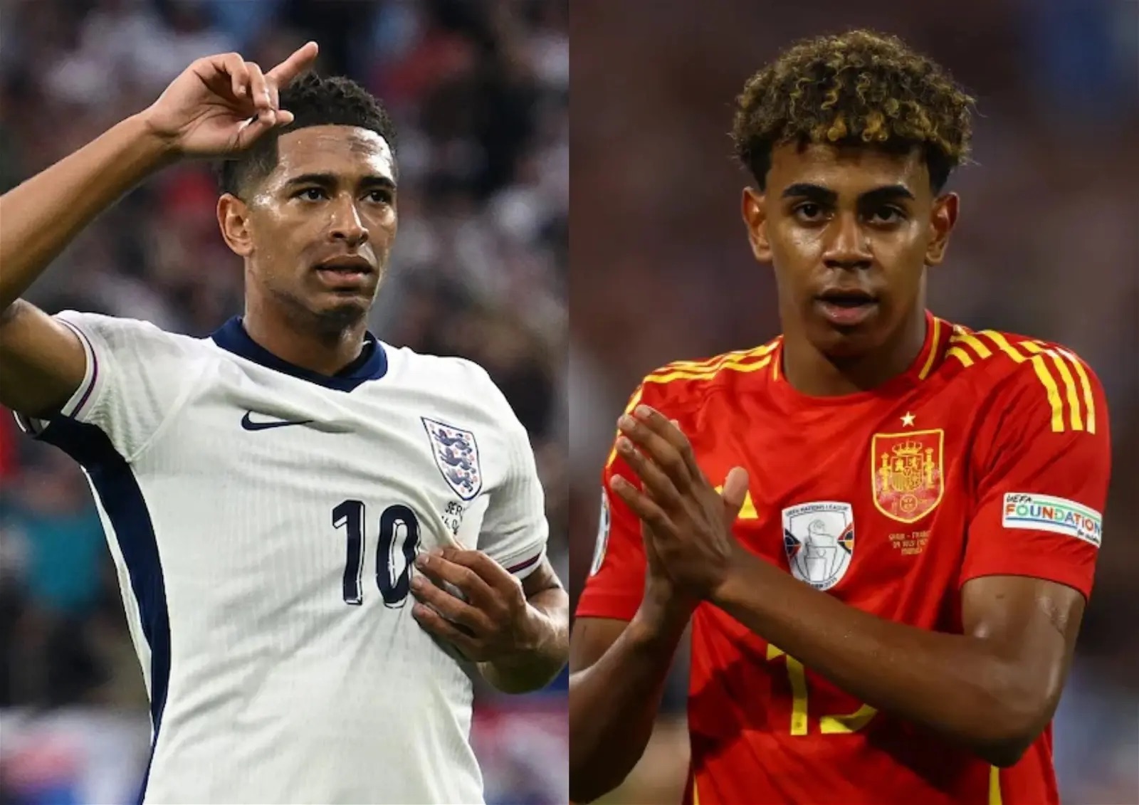 Spain, England Euro final battle