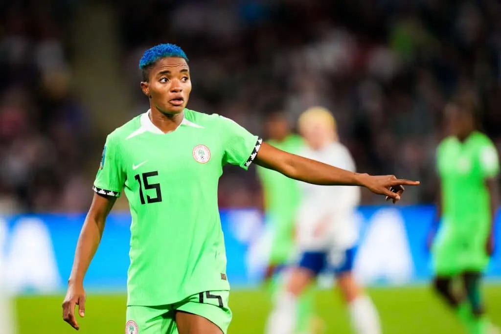 Super Falcons captain Rasheedat Ajibade