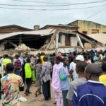 Collapsed building in Abuja