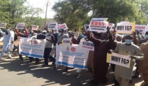 Varsity protest