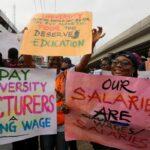 Nigerian lecturers protest unpaid salaries