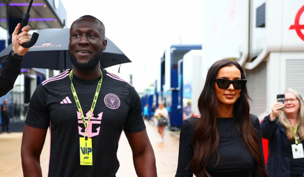 Stormzy and Maya Jama