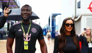 Stormzy and Maya Jama