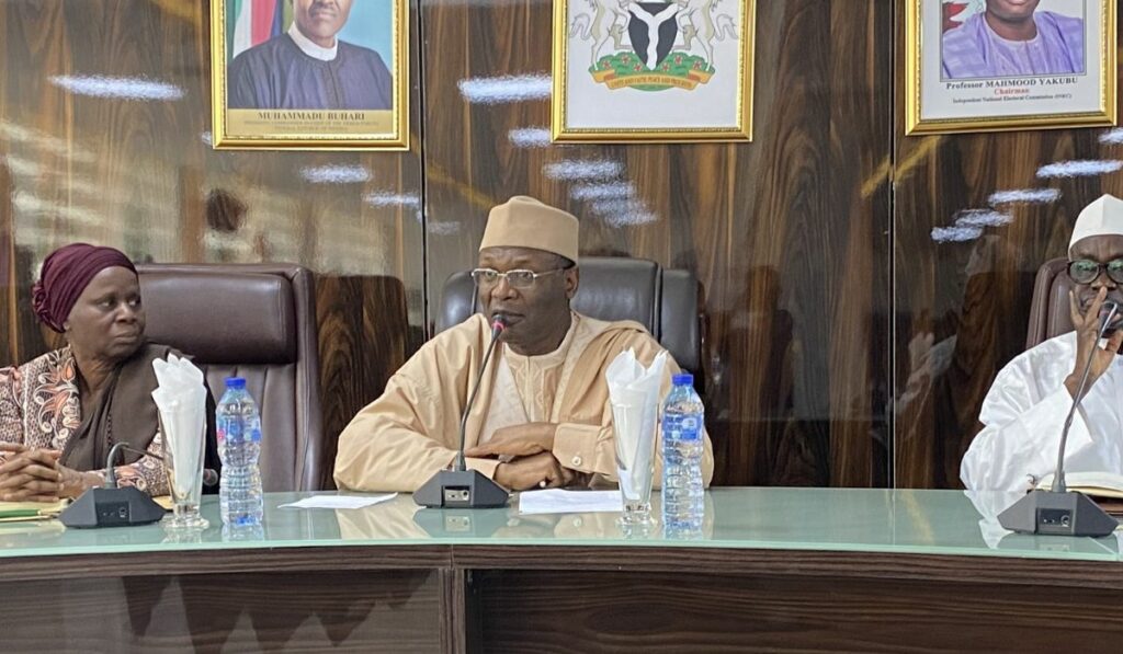 INEC Chairman Mahmood Yakubu