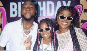 Davido, Imade and Sophia Momodu