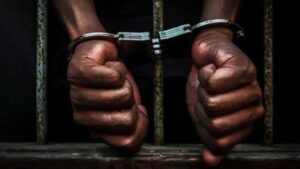 man in handcuffs