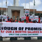SSANU, NASU protest four months withheld salaries, threaten strike