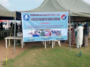 Nigerian Army Day celebration: 31 Artillery Brigade Minna offers free medical services to community