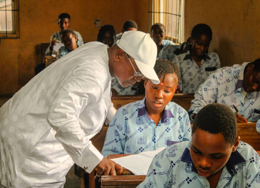 NECO Registrar monitoring the exam in some schools in Enugu