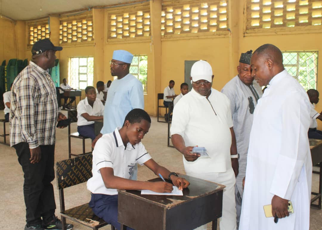 NECO Registrar monitoring the exam in some schools in Enugu